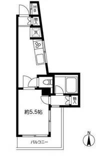 磯子川辺ビル【3階】の間取り