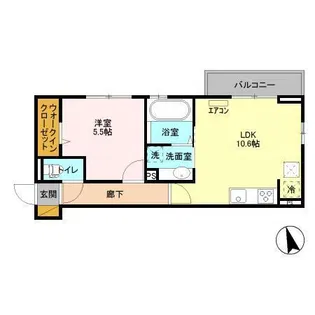 フェリーチェ緑が丘【3階】の間取り