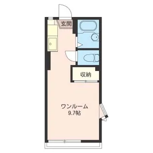カトレアB【1階】の間取り