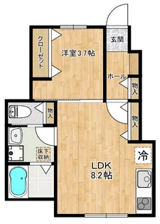 Sunny Beyond【1階】の間取り