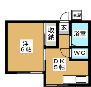 滝本ハイツ【2階】の間取り