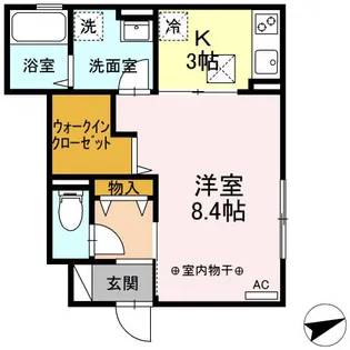 山形県山形市城南町3【アパート】の間取り
