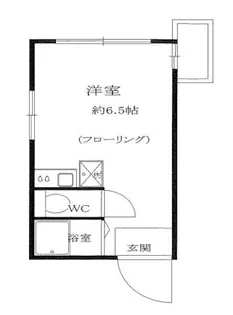 東京都渋谷区東1【マンション】の間取り