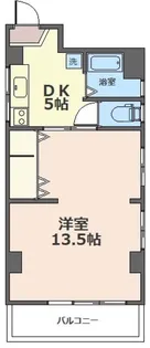 第4飯島ビル 502号室【5階】の間取り