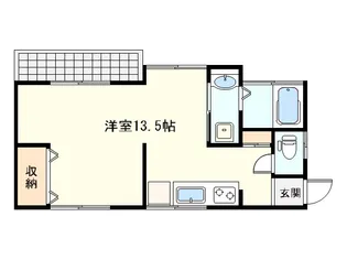 ツカサ荘【2階】の間取り