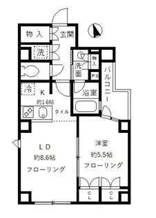 KINOKUNIYA Sugar Residence【8階】の間取り