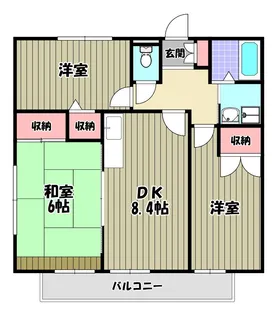 Peer Court【2階】の間取り