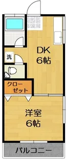 第二遠藤ハイツB棟【2階】の間取り