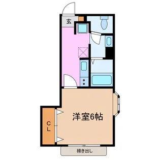 パークハウスタカシ【1階】の間取り