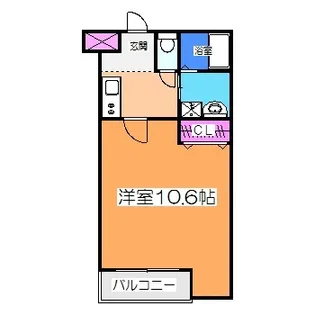 1Kの間取り画像