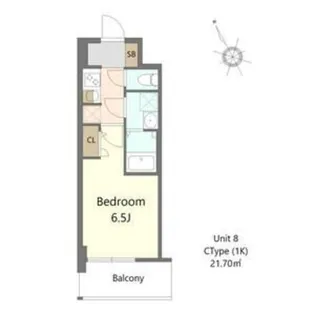 S-RESIDENCE堺浜寺broad【4階】の間取り