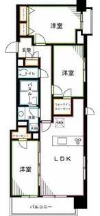 東京都中野区白鷺1【マンション】の間取り