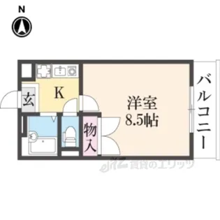 レオパレスMITO2【2階】の間取り
