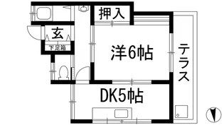 兵庫県川西市寺畑1【一戸建】の間取り