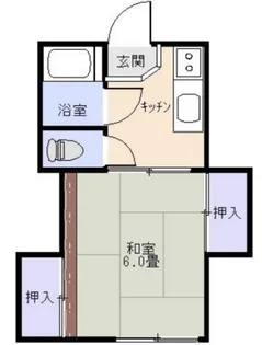 双葉ハイツ【1階】の間取り