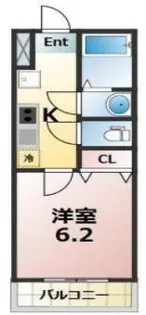 リバーブ西大宮【1階】の間取り