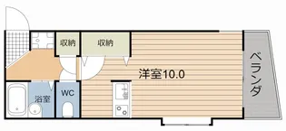 JAウイング唐湊【3階】の間取り