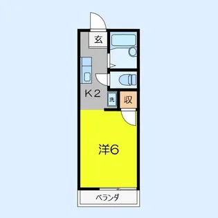 プレザージュ大岡【2階】の間取り