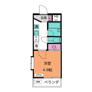 ダイニチ館F1番館【3階】の間取り