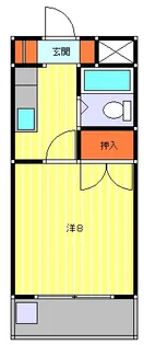 栃木県小山市駅南町3【アパート】の間取り