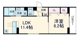 Noble Villa土呂町【1階】の間取り