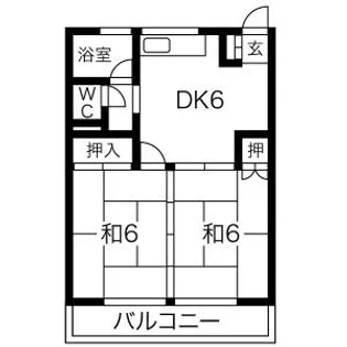 高木ビル【4階】の間取り
