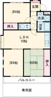 ドミールばんの【1階】の間取り