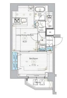 東京都台東区千束3【マンション】の間取り