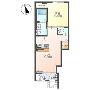 WBeC【1階】の間取り