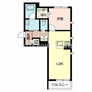 ベレオMOE【1階】の間取り