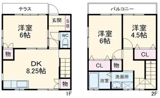埼玉県入間市下藤沢3【一戸建】の間取り