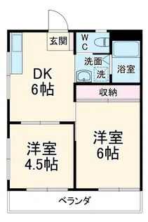 コープカネマス【3階】の間取り