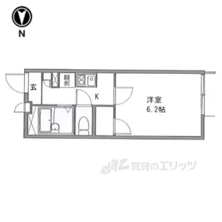 レオパレスフローリッシュ2【1階】の間取り