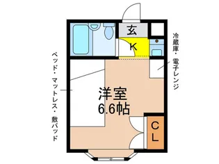 石丸ハイツ【1階】の間取り