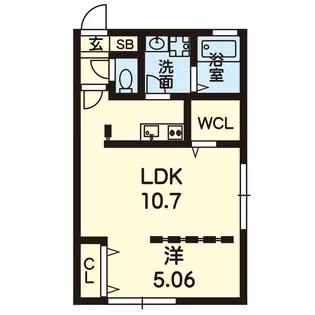 MODULOR熊本【3階】の間取り