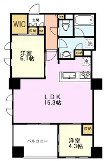 東京都国分寺市本町2【マンション】の間取り