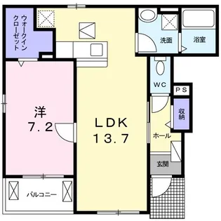 アフロディーテセーズ【1階】の間取り