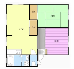 グリーンビレッジB【2階】の間取り