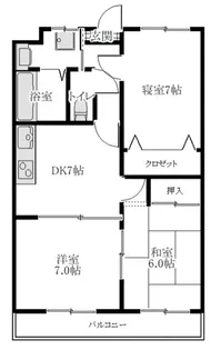 クラウンハウス【2階】の間取り