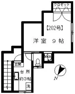 石橋荘【2階】の間取り