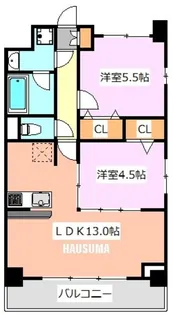 東京都足立区扇2【マンション】の間取り