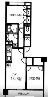 東京都中野区丸山1【マンション】の間取り