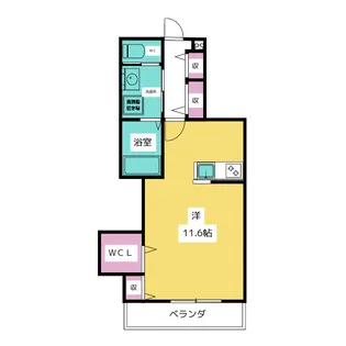 ラ・フレーシュ・E【2階】の間取り