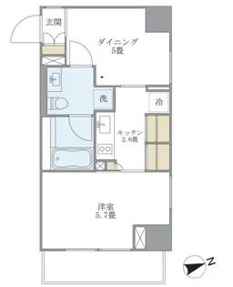 東京都港区白金1【マンション】の間取り
