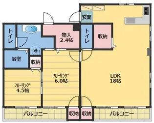 千葉県市川市真間5【マンション】の間取り
