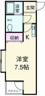 ロワール湘南 E【1階】の間取り