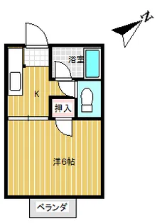 高齢者歓迎サニーアルスB【1階】の間取り