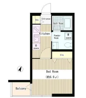 東京都文京区向丘1【マンション】の間取り