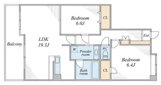 ペルル千葉中央【5階】の間取り