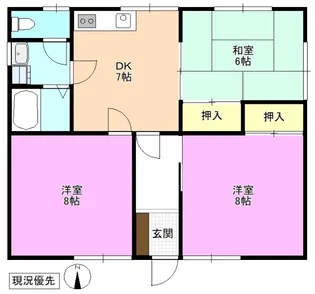 長野県松本市南原1【一戸建】の間取り
